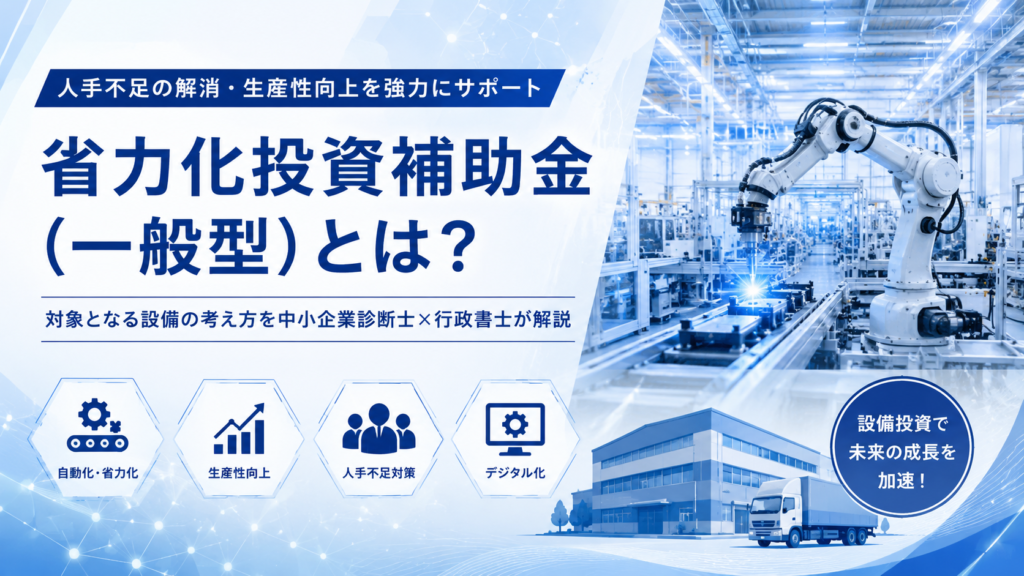 省力化投資補助金（一般型）の概要