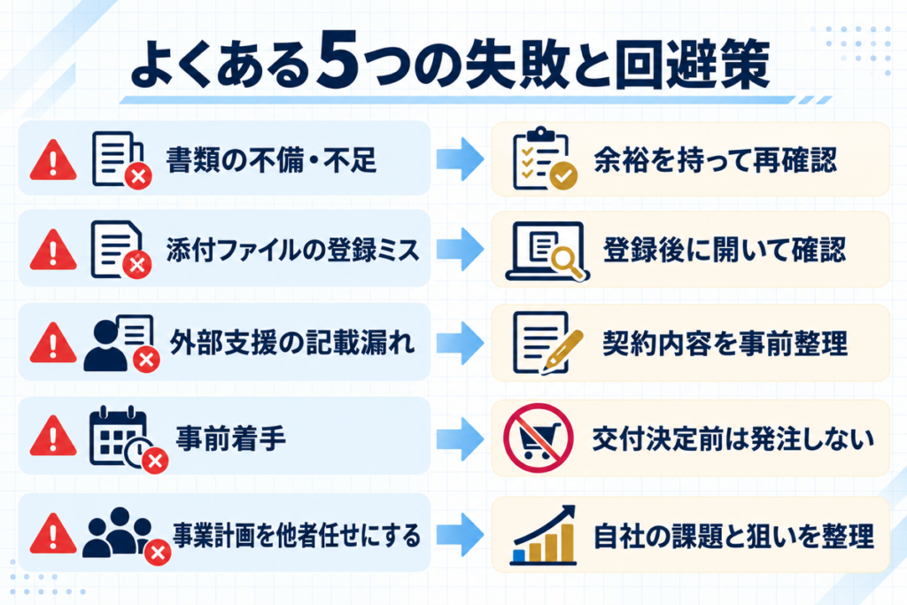 省力化投資補助金 失敗